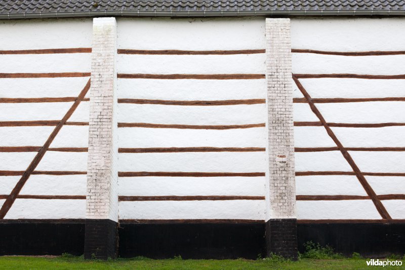 Detail van een boerderij