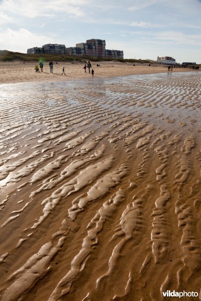 Ribbels op het strand