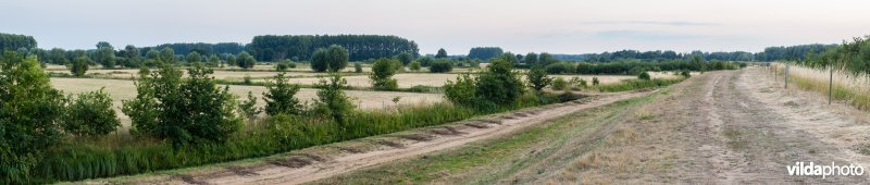 Schulensbroek van op de dijk