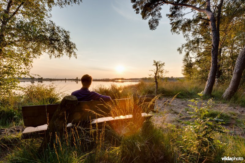 Genieten van de zonsondergang