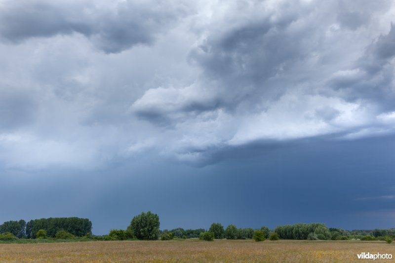 Stormwolken boven het Schulensbroek