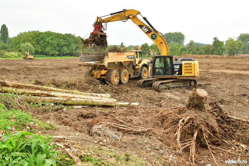 Rooiwerken in de Vlassenbroekse polders