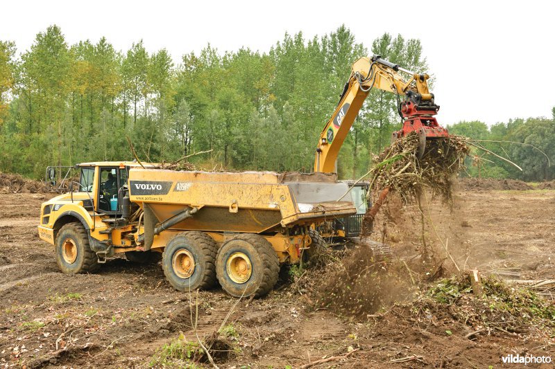 Rooiwerken in de Vlassenbroekse polders