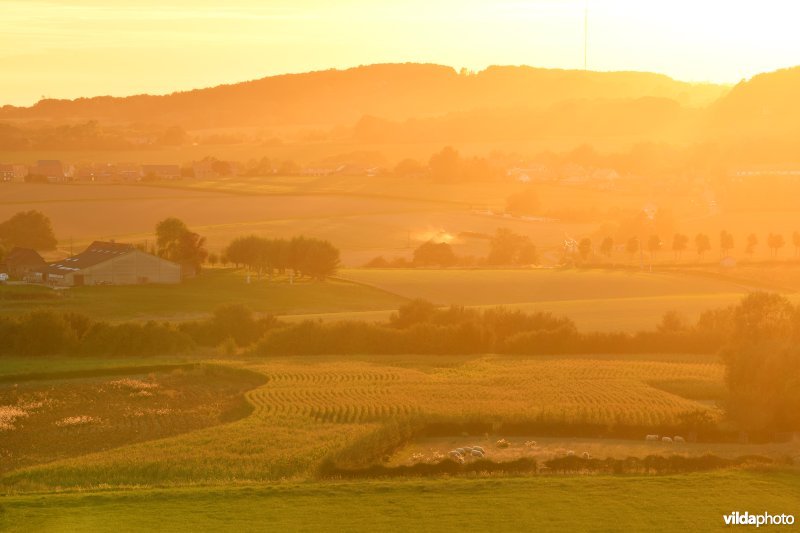 Zicht van op de Kemmelberg