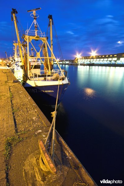De vissershaven van Oostende