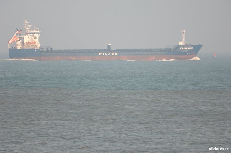 Tanker op de Noordzee