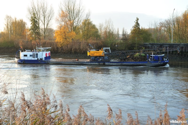 Ruimingsboot op de Schelde