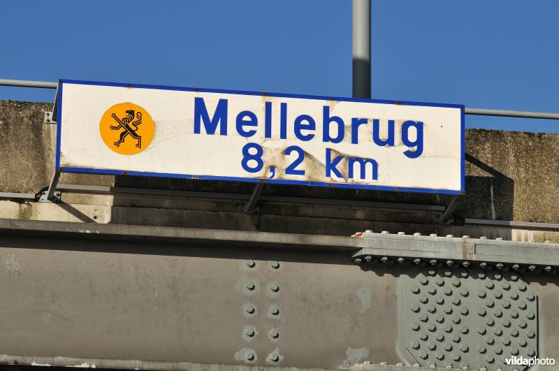 Brug over de Schelde te Melle