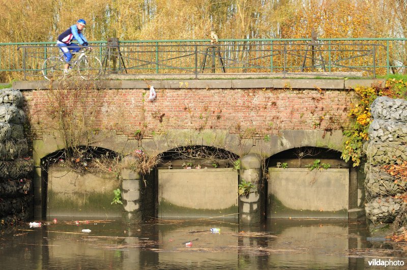 Sluis van de Oude Schelde in Kalken