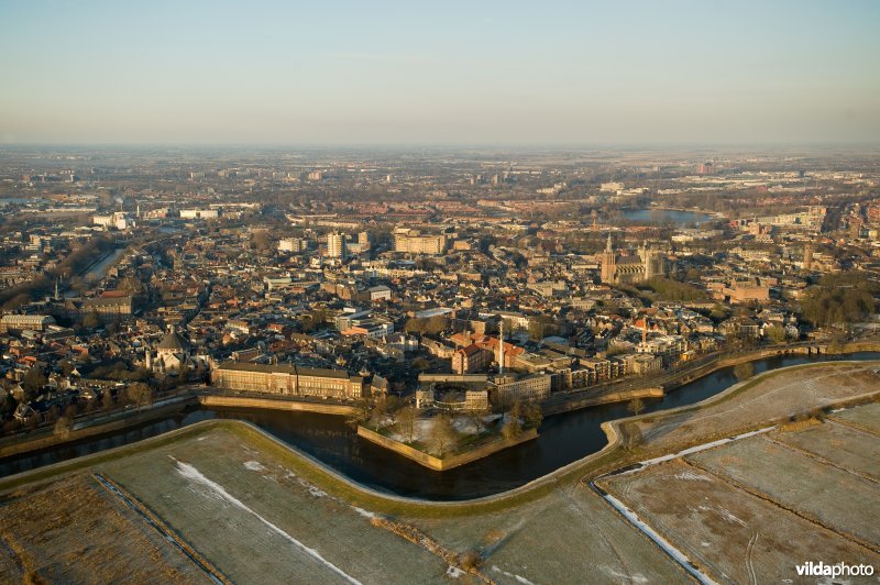Luchtfoto van de Bastion van Vucht