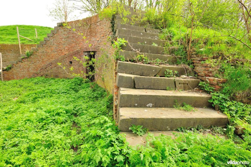 Remise en bastiontoegang in het Fort Liefkenshoek