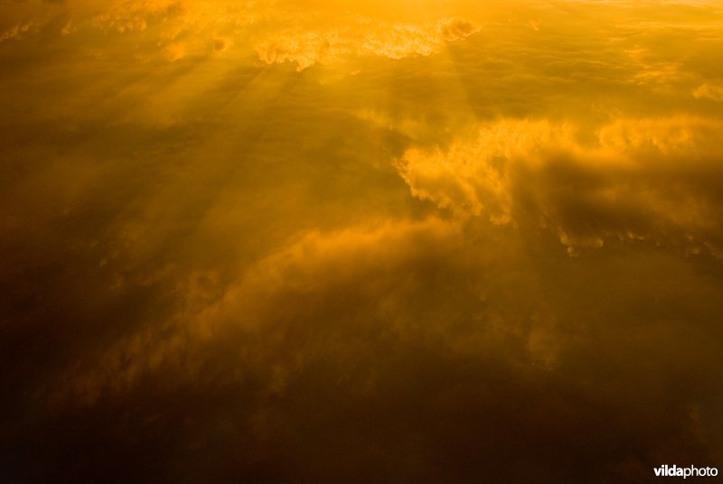 Impressie van wolkenlucht