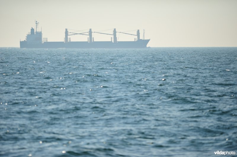 Tanker op de Noordzee