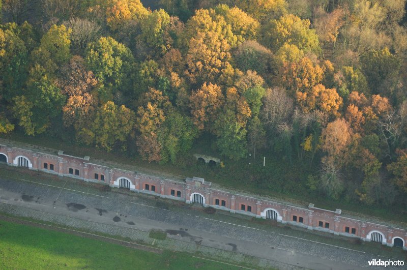 Hoofdfrontgebouw van Fort 4