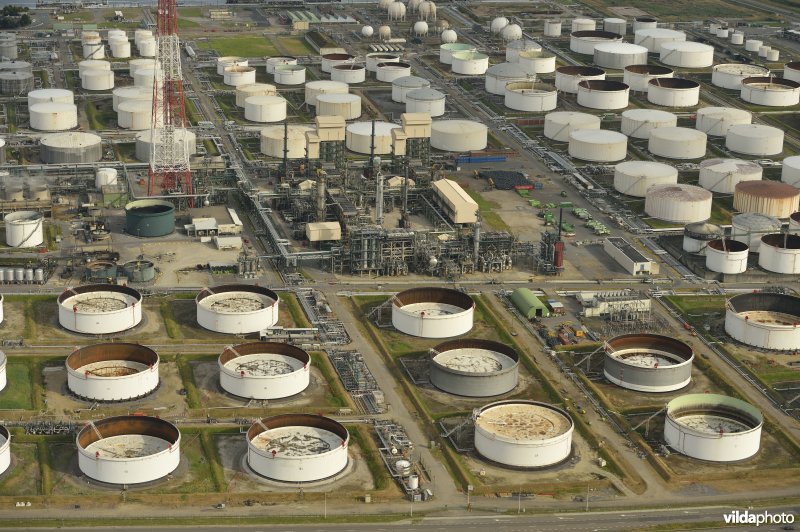 Petroleumdok in Antwerpen haven