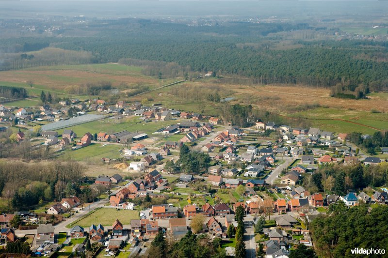 Zicht over de vallei van de Zwarte Beek