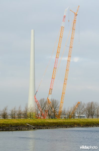 Constructie van een windmolen