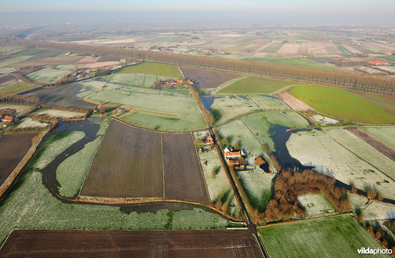 Winterse polders van Moerkerke