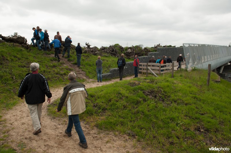 Bezoekers op een ecoduct